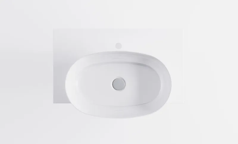 Тумба с раковиной Astra-Form М-40 Slim 4631177716010 80 см белый матовый