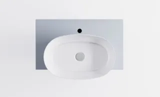 Тумба с раковиной Astra-Form М-40 Slim 4631177716034 90 см голубой матовый