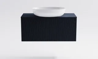 Тумба с раковиной Astra-Form М-40 Slim 4631177716126 100 см серый матовый