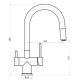 Смеситель для кухни Florentina Маэстро с подключением под фильтр жасмин