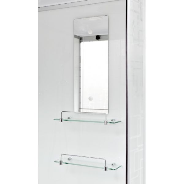 Душевая кабина Deto ЕМ4512 R с гм. и эл. 120х80х220 см