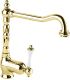Смеситель кухонный однорычажный, золото Cezares MARGOT-LLM2-03/24-Bi