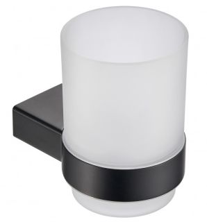 Держатель со стаканом Milacio Ultra MCU.961.MB чёрный матовый