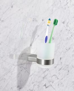 Держатель со стаканом Milacio Ultra MCU.961.SS нержавеющая сталь