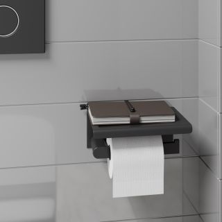 Держатель для туалетной бумаги Milacio Ultra MCU.963.MB чёрный матовый