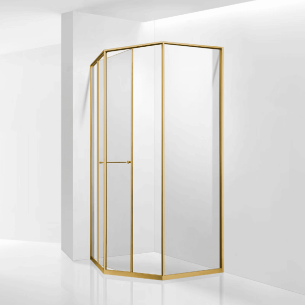 Душевой уголок RGW SV-82Gb "L" 33328299-16L 90x90 см брашированное золото