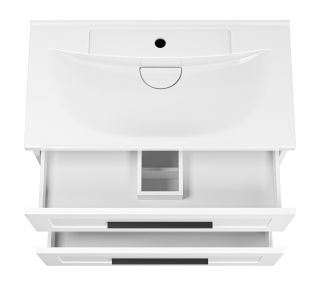 Подвесная тумба под раковину Misty Модерн 80см белый