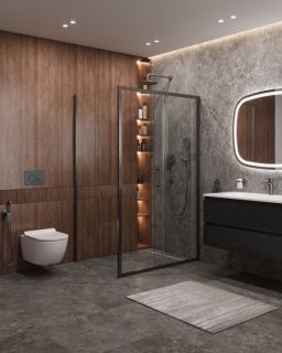 Душевой уголок CEZARES MOLVENO-AH-11-160/90-C-GM-IV