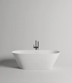 Ванна из искусственного камня Salini Mona S-Stone 102921M 180x80см белый матовый