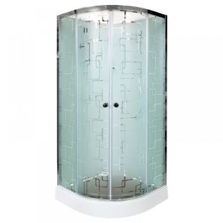 Душевая кабина Deto ЕМ1510 с электрикой (эл.) 100х100х220 см