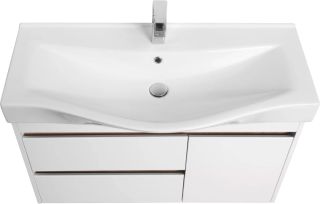 Тумба под раковину Акватон Нортон 100см белый 1A249001NT010