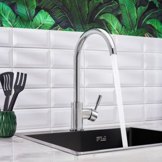 Смеситель для кухни BOOU B9097J с фильтром для питьевой воды хром