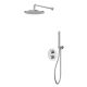 Душевой комплект термостатический WHITECROSS Y YSET08NIB брашированный никель