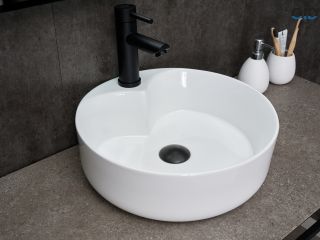 Раковина Gid N9013 51208 накладная белая 40x40x13