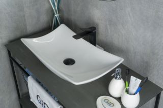 Раковина Gid N9176 51129 накладная белая 56x42x10.5