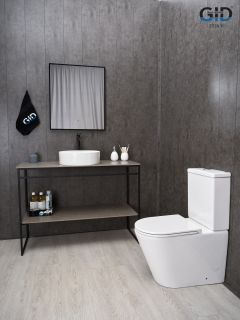 Раковина Gid N9423 51143 накладная белая 40x40x12