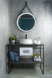 Раковина Gid N9426 51145 накладная белая 40x40x14