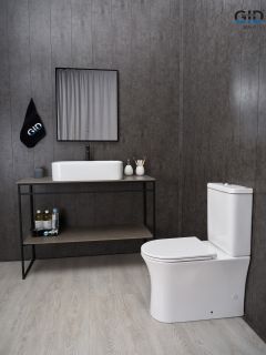 Раковина Gid N9598 51230 накладная белая 61x38x15