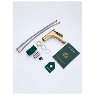 Смеситель для раковины Splenka S54.10.03 золотой сатин