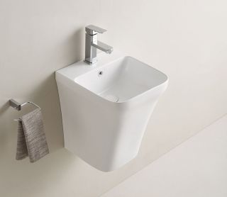 Раковина Gid Nb102 61131 подвесная белая 36.5x40x45.5