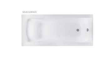 Ванна из искусственного камня Astra-Form Нью-Форм 01010060 170x75 см белый матовый