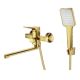 Смеситель для ванны Prohanss P62.22.03 золотой сатин