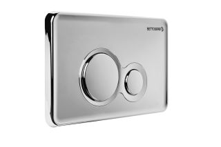Клавиша смыва BETTOSERB 40006463 хром матовый+хром глянец DUO