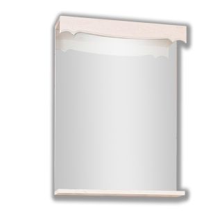 Зеркало с подсветкой Бриклаер Кантри 4627125413599 45 см бежевый дуб прованс