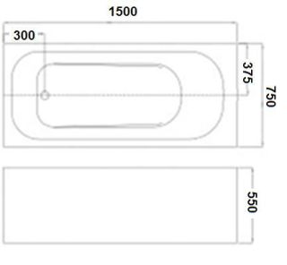 Экран фронтальный WeltWasser WW HB OKER 150