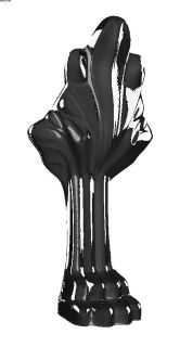 Ванна из искусственного камня Фэма Стиль Габриэлла на опорах черных 187x84 см