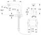 Смеситель Cersanit Vero 64106 с гигиеническим душем