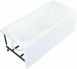 Акриловая ванна Aquanet West 347177 150x70 см с каркасом и фронтальной панелью