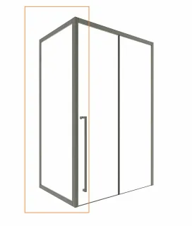 Торцевое стекло Timo TSS-1000/13C-8 T61 100 см профиль никель стекло прозрачное