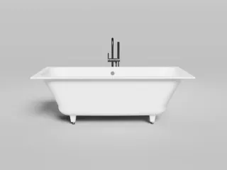 Ванна из искусственного камня Salini Orlanda Axis S-Sense 103213G 170x75см белый глянцевый