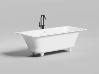 Ванна из искусственного камня Salini Orlanda Axis S-Sense 103213M 170x75см белый матовый