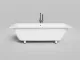 Ванна из искусственного камня Salini Orlanda Axis Kit S-Sense 103312M 180x80см белый матовый