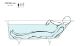 Ванна из искусственного камня Salini Ornella S-Stone 102322M 180x80см белый матовый