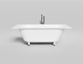 Ванна из искусственного камня Salini Ornella Axis Kit S-Sense 104713G 170x70см белый глянцевый