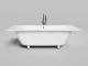 Ванна из искусственного камня Salini Ornella Axis S-Sense 103412MRF 190x90см RAL полностью