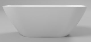 Ванна из искусственного камня Whitecross Coral X 0203.170077.100 170x77см белый глянец