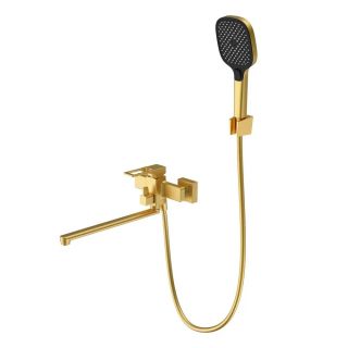 Смеситель для ванны Splenka S55.22.03 золотой сатин