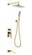 Душевая система Boheme Venturo 384-2 золото