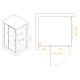 Душевой уголок RGW PA-078-1B (RGW PA-008B + Z-060-2B) 3508078110-14 110x100см чёрный