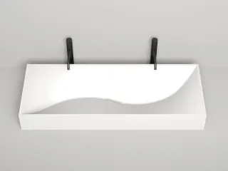 Накладная раковина Salini Sonata S-Stone 1401201MRF 120см RAL полностью