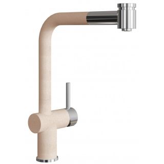 Смеситель для кухни Florentina Палермо с выдвижным изливом бежевый