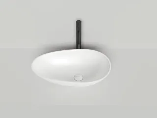 Накладная раковина Salini Paola S-Sense 1101101GRH 58см RAL снаружи