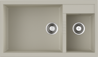 Мойка кухонная Omoikiri Tedori 86-2-LB-EV эверест