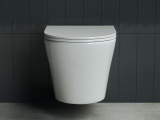 Подвесной унитаз Ceramica Nova Forma CN3011 безободковый белый