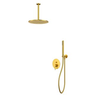 Душевой комплект WHITECROSS Y YSET12GLB брашированное золото