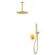 Душевой комплект WHITECROSS Y YSET12GLB брашированное золото